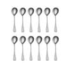 Tablekraft Elite Stainless Steel Soup Spoons - Set 12.