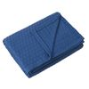 Onkaparinga Heirloom Size Single/Double Bed 200x240cm Bamboo Cotton Blanket Blue