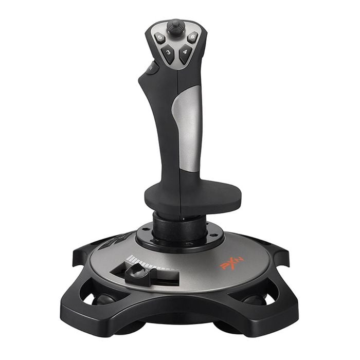 Pxn-2113pro Black Wired 4-axis Flight Joystick Pc Simulator Arcade Keyboard Mapping