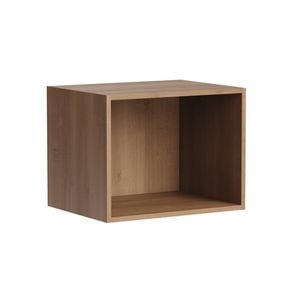 Kaboodle 460 x 400-499mm Cajun Oak Customisable Microwave Open Shelf
