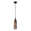 Cla Lighting Marmol Interior Marble Cylinder Pendant Light Brown Marble