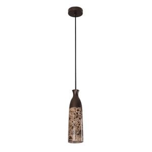 Cla Lighting Marmol Interior Marble Cylinder Pendant Light Brown Marble