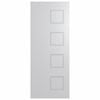 Hume Doors & Timber 620 x 2040 x 35mm Internal Door Primed MDF Sorrento SOR7