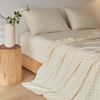 Gioia Casa 100% Yarn-Dyed Vintage Washed Cotton Sheet Set (Oatmeal, King)