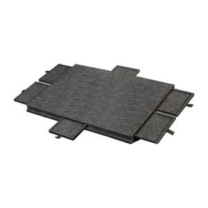 Social Hike Puzzle Board 1000 Pcs - Felt Tilting Portable Cover + Drawers Grey