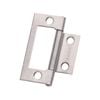 Lane 50 x 40 x 1.2mm Polished Stainless Steel Easy Fit Fixed-Pin Hinge - 2 Pack