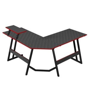 Miuz L Shaped Gaming Desk Large Corner Desk Office Computer Workstation Table