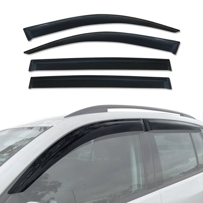 AUSGO Weather Shields for Volkswagen Tiguan 2008-2016 Weathershields Window Visors Wind Deflectors