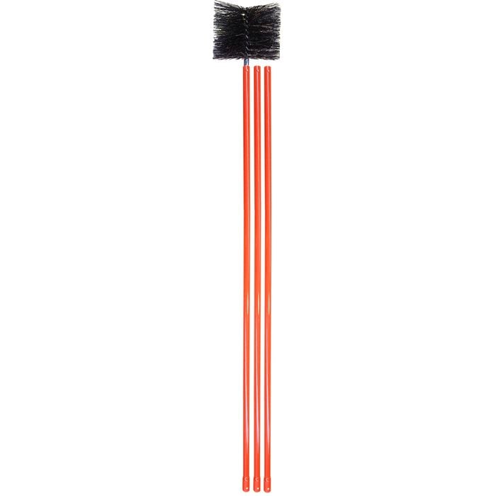 Raven Flue Brush Set 200mm Diameter Orange