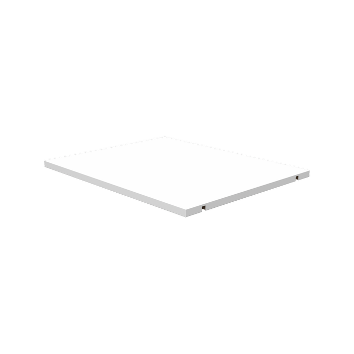 Flexi Storage Wardrobe White Matte Shelves - 2 Pack 