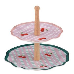 Ladelle Capri 2 Tier Stand Cherry Scallop