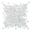 Mandala Art Satin Glass Dots White Mosaic Tiles