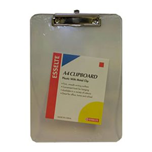 Esselte Plastic Clipboard A4 (Clear)
