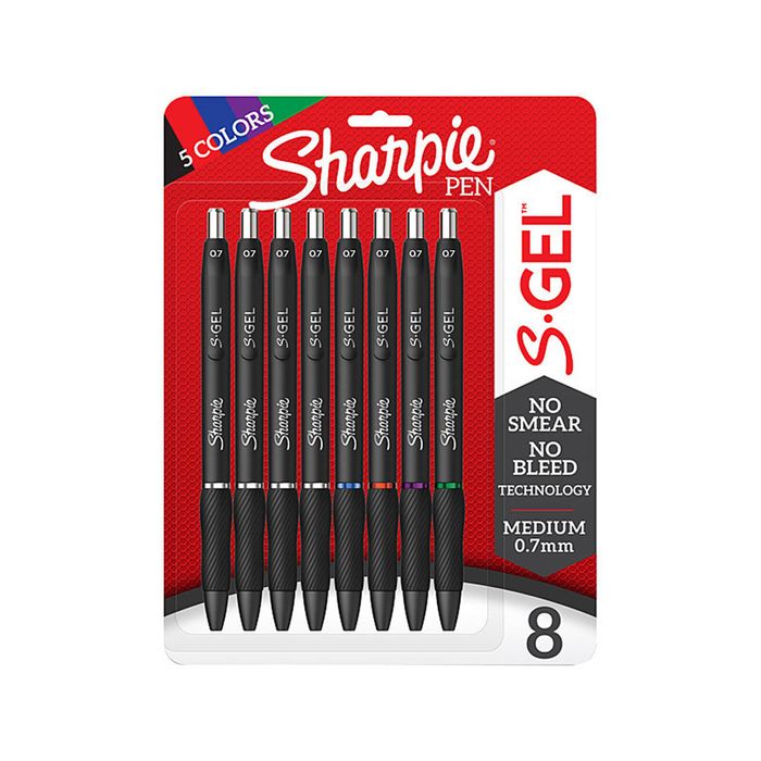 Sharpie S-Gel High Performance Gel Pen 8pk