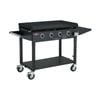 BEEFEATER Black Enamel Clubman 4 Burner BBQ And Trolley