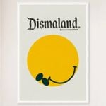Galrie Banksy Dismaland 2015 Art Poster Urban Art Meets Social Commentary, White Frame, A0 84 x 119cm (33 x 47inch)