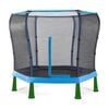 Plum Play AU 7ft Junior Jumper Trampoline Springsafe Enclosure Ages 3-7y - Blue