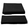 Leaf Living Arix 8ft Billiard Table Cloth, High-density Wool Blend, Anti-pilling Surface - Black