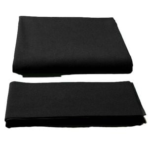 Leaf Living Arix 8ft Billiard Table Cloth, High-density Wool Blend, Anti-pilling Surface - Black