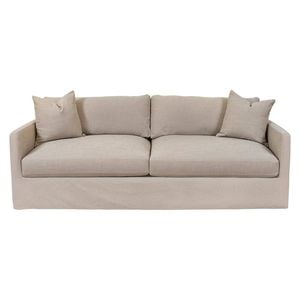 Caledonia 3 Seater Sofa with French Beige Slip Cover