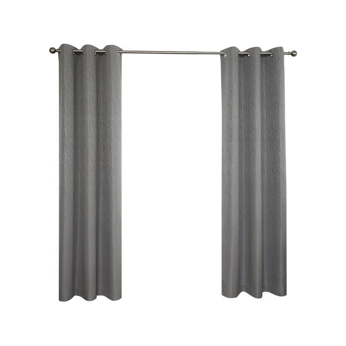 Windoware 120 x 223cm Stone Maple Blockout Eyelet Curtain - 1 Curtain