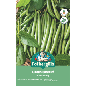 Fothergill's Brown Beauty Dwarf Bean Vegetable Seed