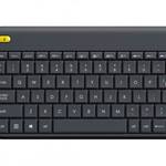 Logitech K400 Plus Wireless Keyboard with Touchpad - Black