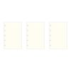 3x 32pc Filofax Pocket Notebook Paper Refill Office/school Stationery Plain Wht