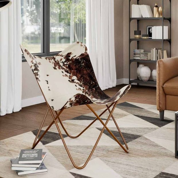 Product.vidaXL Butterfly Chair Leather Chair Brown and White Real Cowhide Leather.0821068.AU.productOtherMedia.1