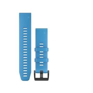 Garmin QuickFit 22 - Cyan Blue Silicone Band 010-12740-03