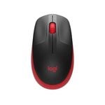 Logitech M190 Full-Size Wireless Mouse - RED