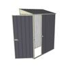 Build-a-Shed 0.8 x 1.5 x 2m Skillion Single Hinged Door Shed with Single Sliding Side Door - Grey