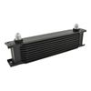 Calflow 10 Row Stack Plate Engine/Transmission Oil Cooler Black Aluminium