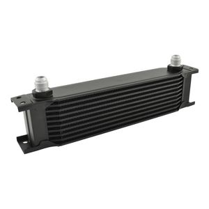 Calflow 10 Row Stack Plate Engine/Transmission Oil Cooler Black Aluminium