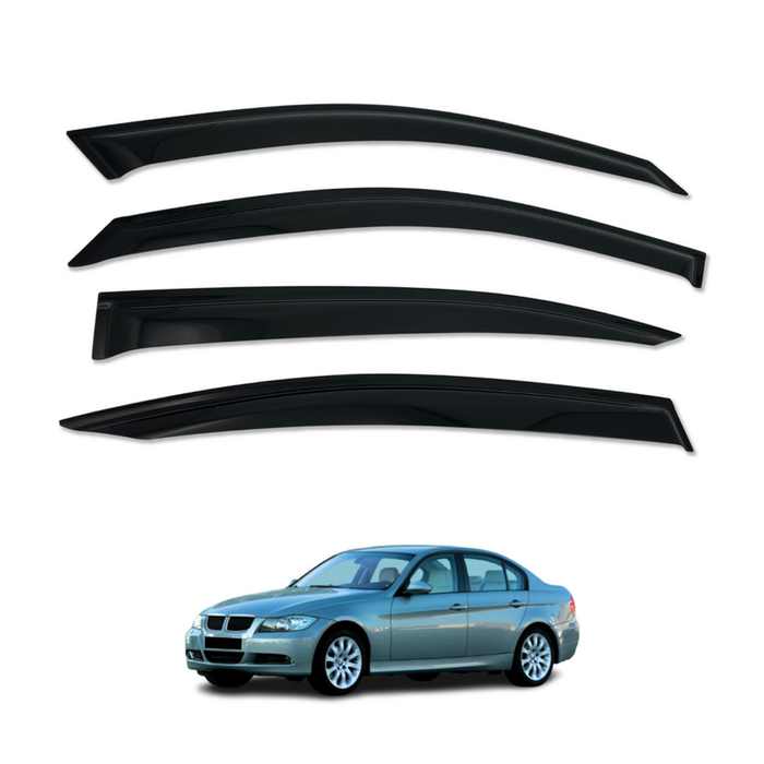 AUSGO Luxury Weather Shields for BMW 3 series E90 2005-2011 Weathershields Window Visors Wind Deflectors