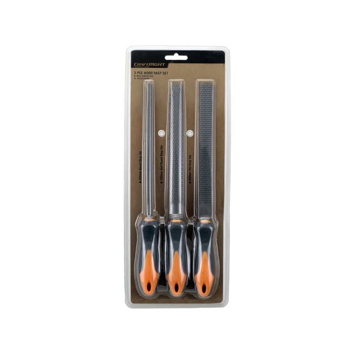 Craftright Rasp Set 3pc Steel
