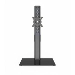 27-43 Inch Monitor Stand with Adjustable Motion and Tempered Glass Base