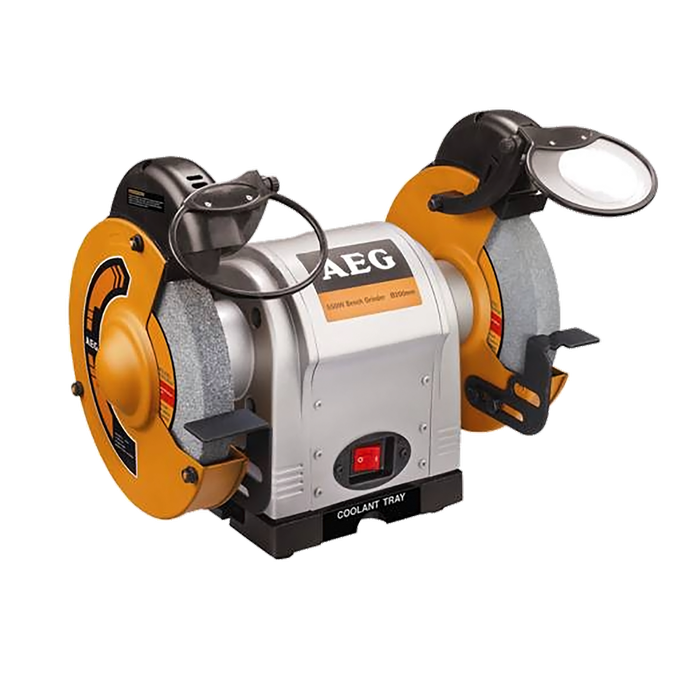AEG 550W 200mm Bench Grinder