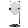Telbix Rocha Contemporary Table Desk Lamp Light Metal Glass Black