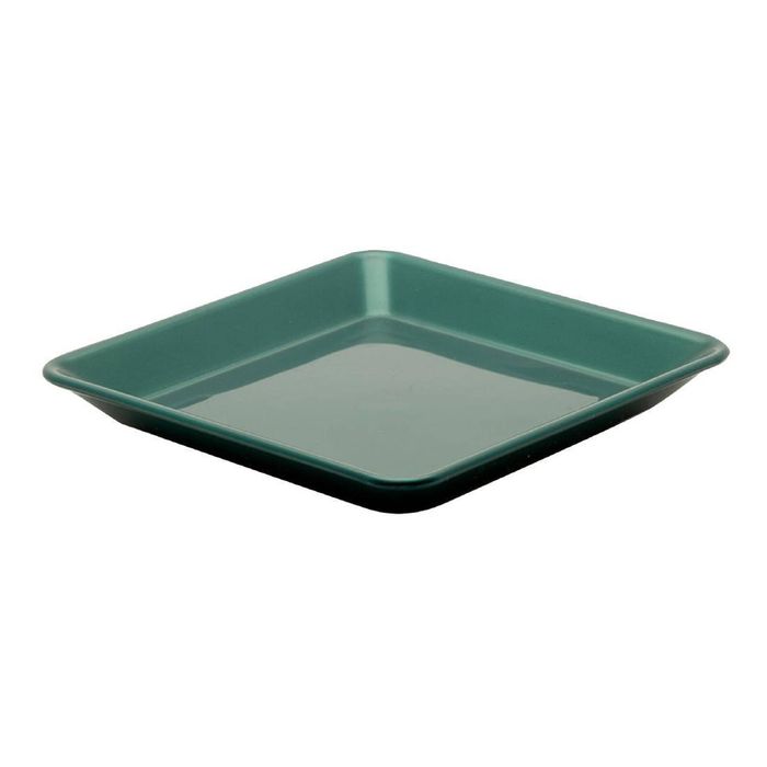 Kh Bread/butter Plate Polypropylene Green 140x140mm 12 Pack