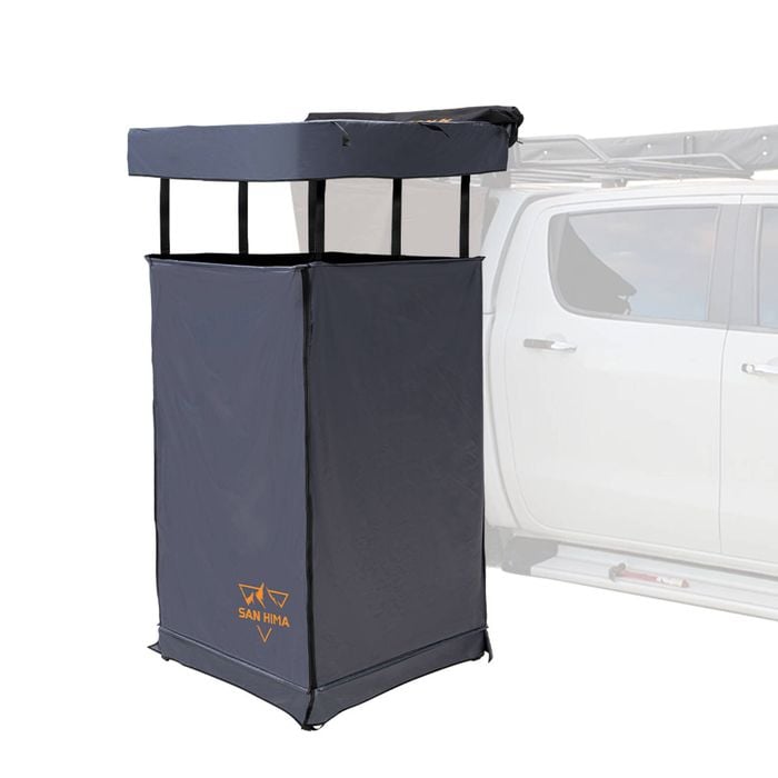 San Hima Awning Shower Tent Fold-out Instant Ensuite Built-in Led Camping Change
