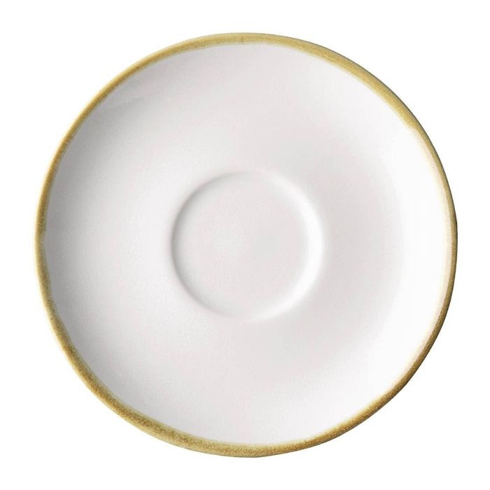 Olympia Cup Saucer Kiln Chalk 230ml 140mm 6 Pack Commercial Tableware