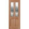 Woodcraft 2040 x 820 x 40mm Entrance Door Cass Black Frame TG9CBB