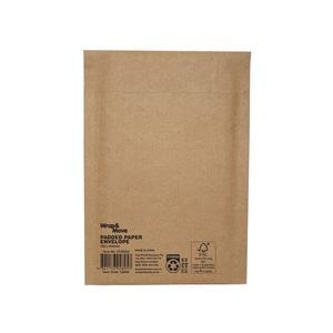 Wrap & Move 150 x 230mm Brown Padded Paper Envelope