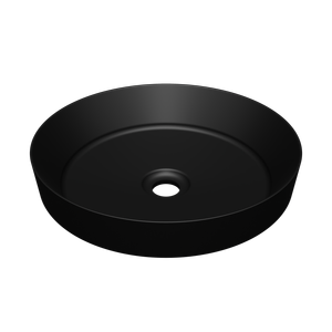 New England Joinery 400mm Black Matt Radius Basin - Black Matt