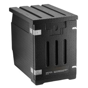 Vevor Insulated Food Pan Carrier Black 90L Hot Box LLDPE Food Box