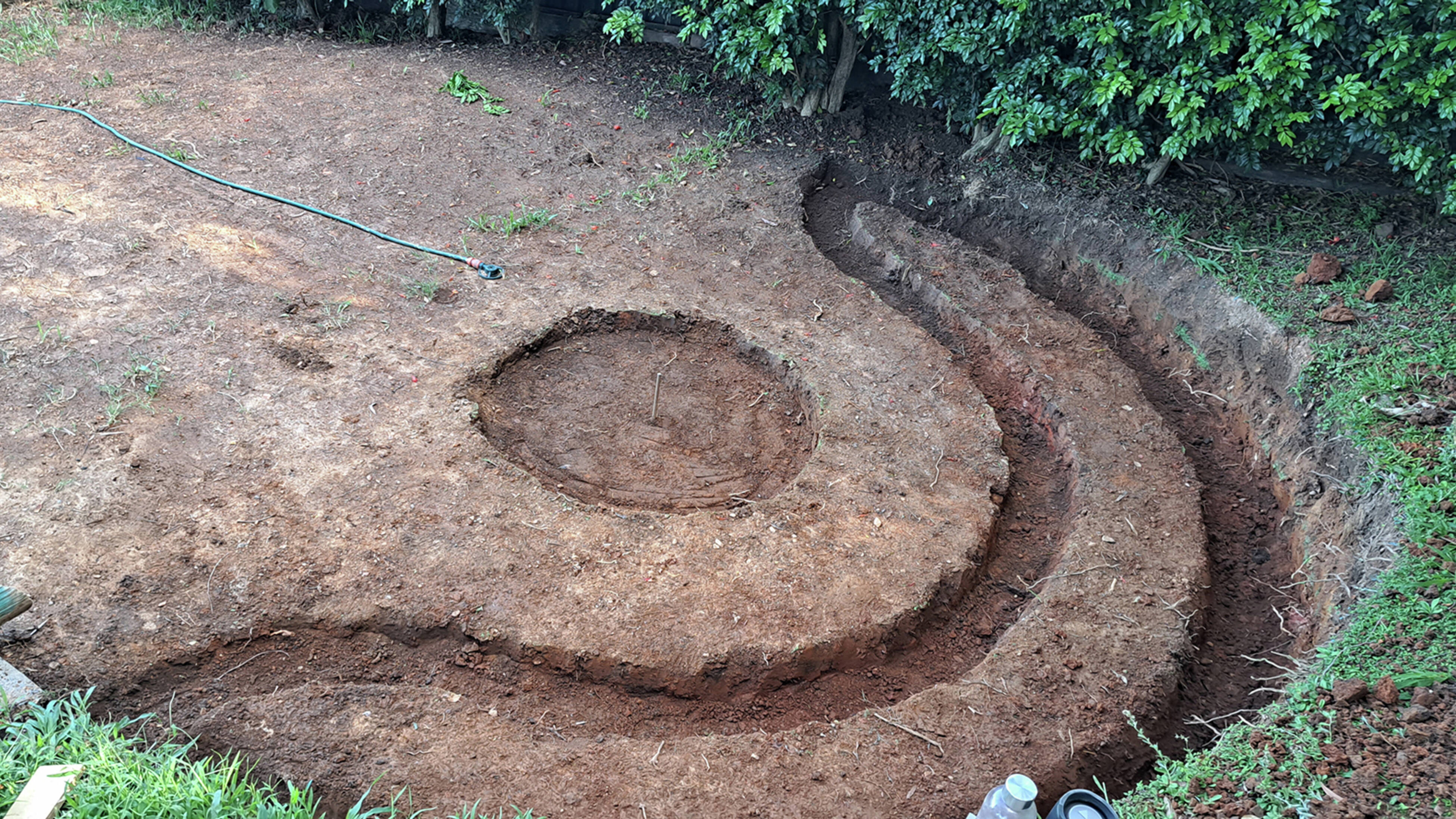DIY- Step 2- The ultimate D.I.Y. firepit and curved floating seat