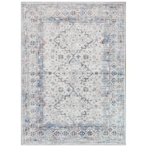 Loom & Lace Atlas Casablanca 160x220cm Blue Cream Rug
