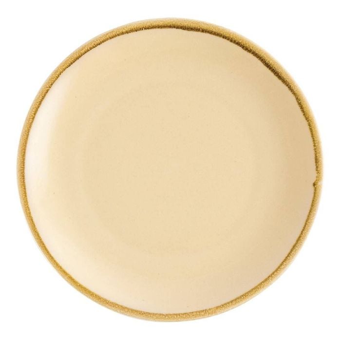 Olympia Round Plate Kiln Sandstone 4 Pack 280mm Dinnerware Crockery