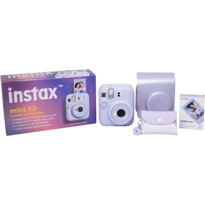 FUJIFILM INSTAX Mini 13 Xmas Bundle - Dreamy Purple